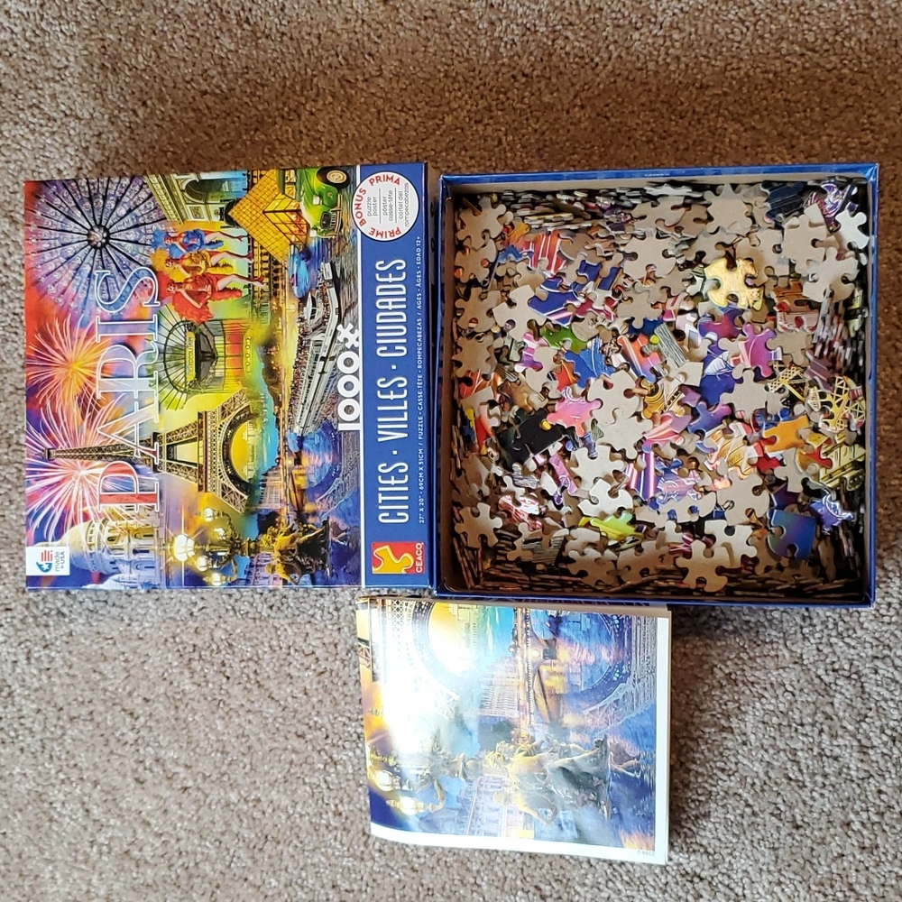 Puzzles CEACO Paris and London both with Bonus Poster - Picture 2 of 5